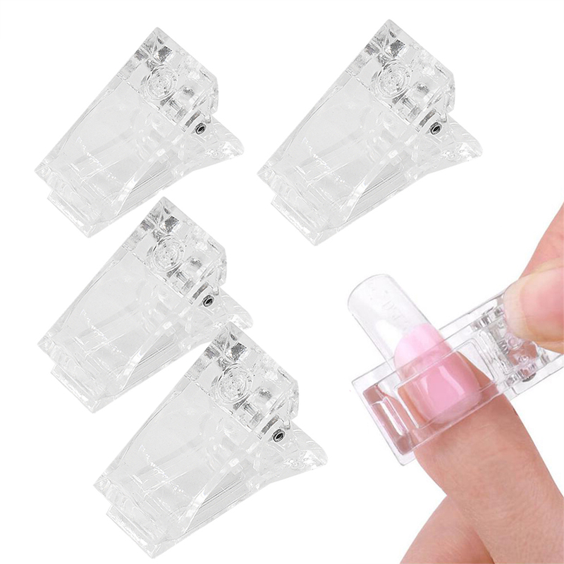 Nail Art Xl - Acrylic Nail Clip Transparent Gel Quick