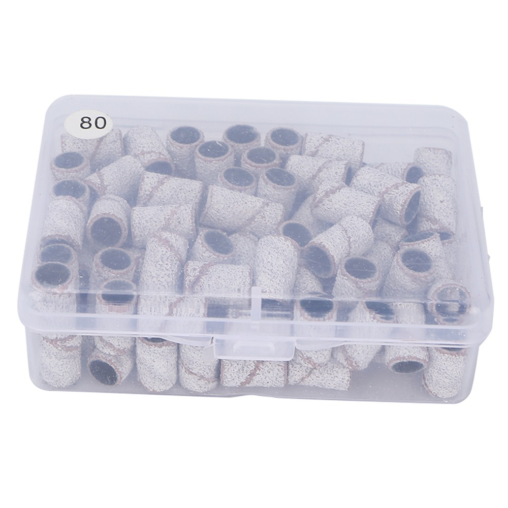Nail Art Xl - 100pcs Professional White Nail Art Sanding