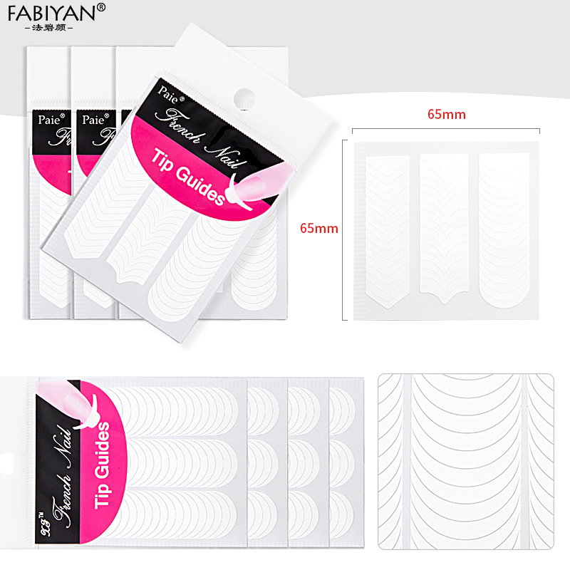 Lot 10 Packs Form Guide Sticke - Nail Art Xl recension och pris