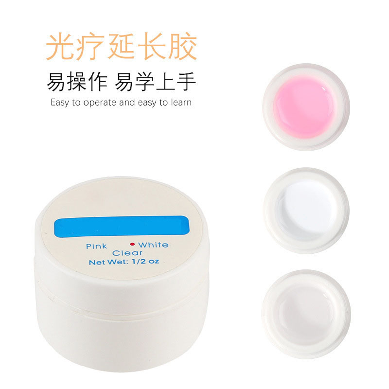 1PC X Pink White Clear Transpa - Nail Art Xl recension och pris