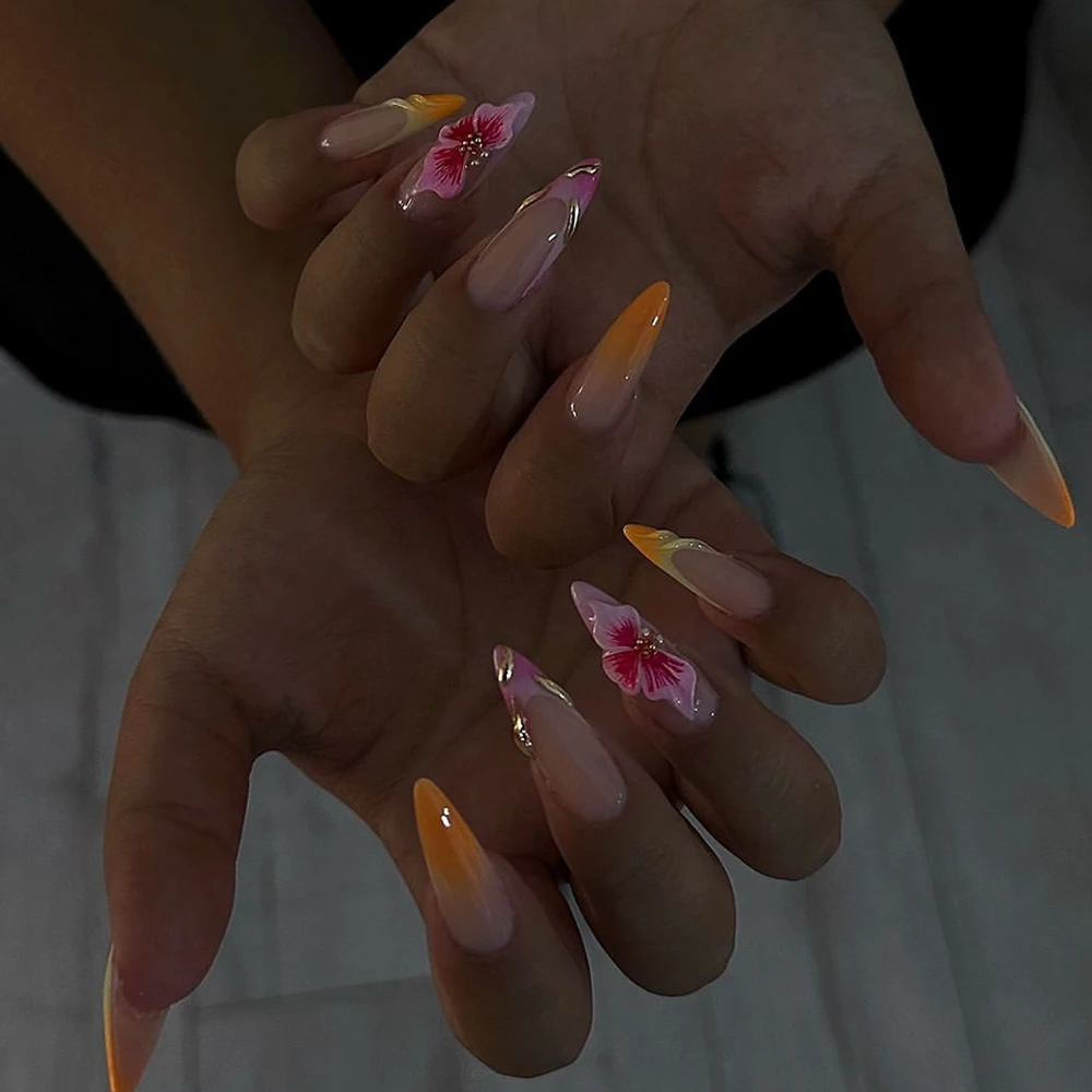 10Pcs Handmade French Nude Pin - Nail Art Xl recension och pris