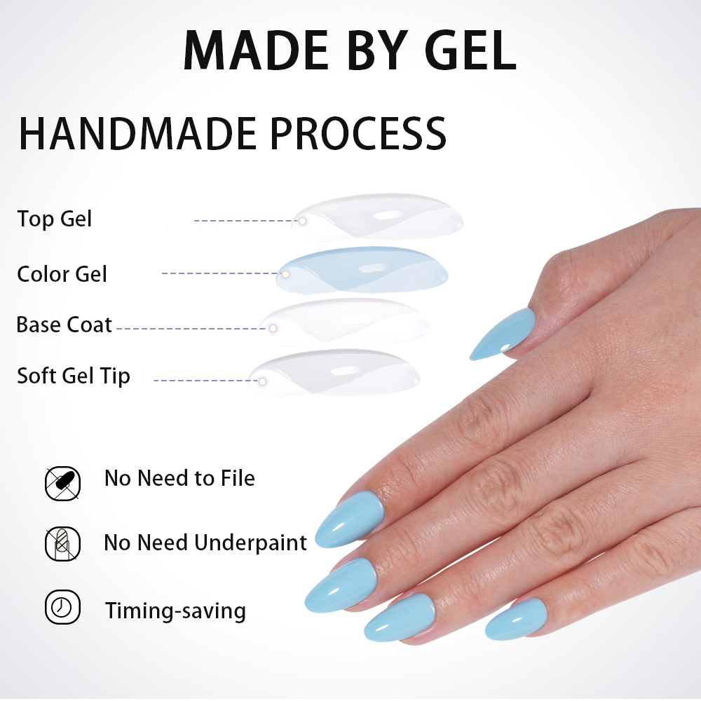 VITAGWX 32pcs Press on Nails A - Nail Art Glitter recension och pris