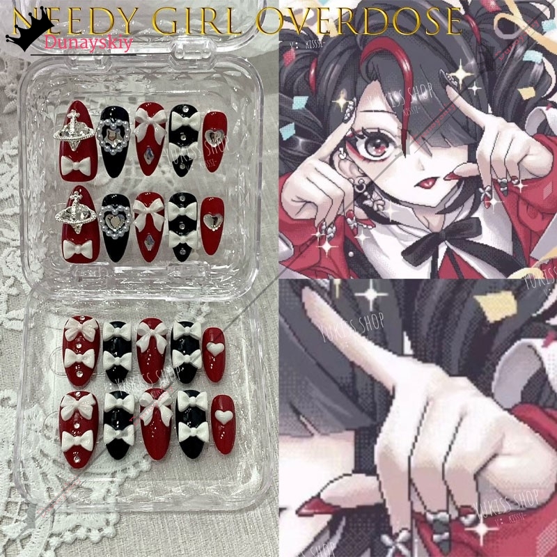 YiNuo*/Needy Girl Overdose Jir - Nail Art Press On recension och pris