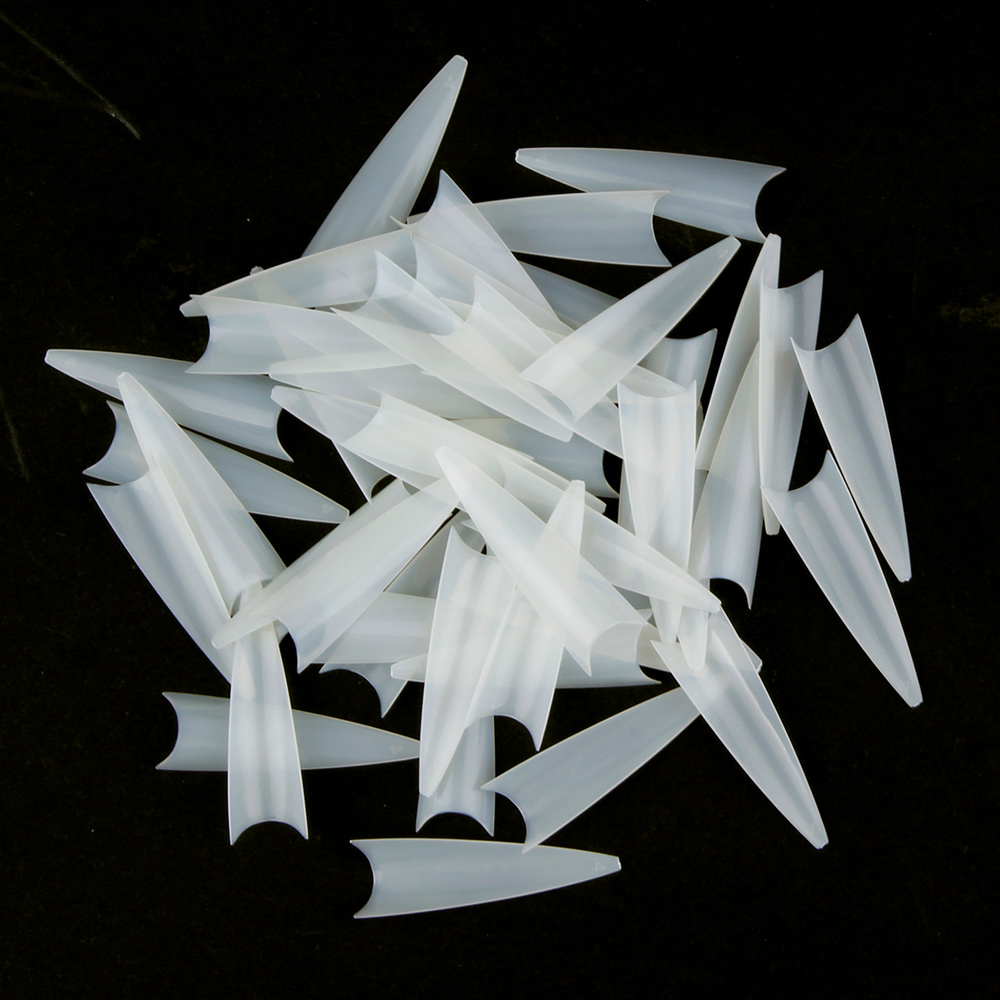 1Bag(600Pcs)Natural Stiletto P - Nail Art Xl recension och pris