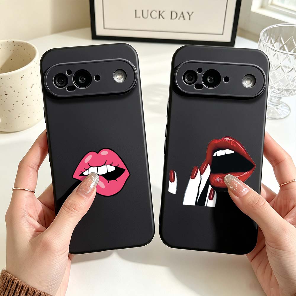 Red Lips Nails Art Phone Case  - Nail Art Xl recension och pris