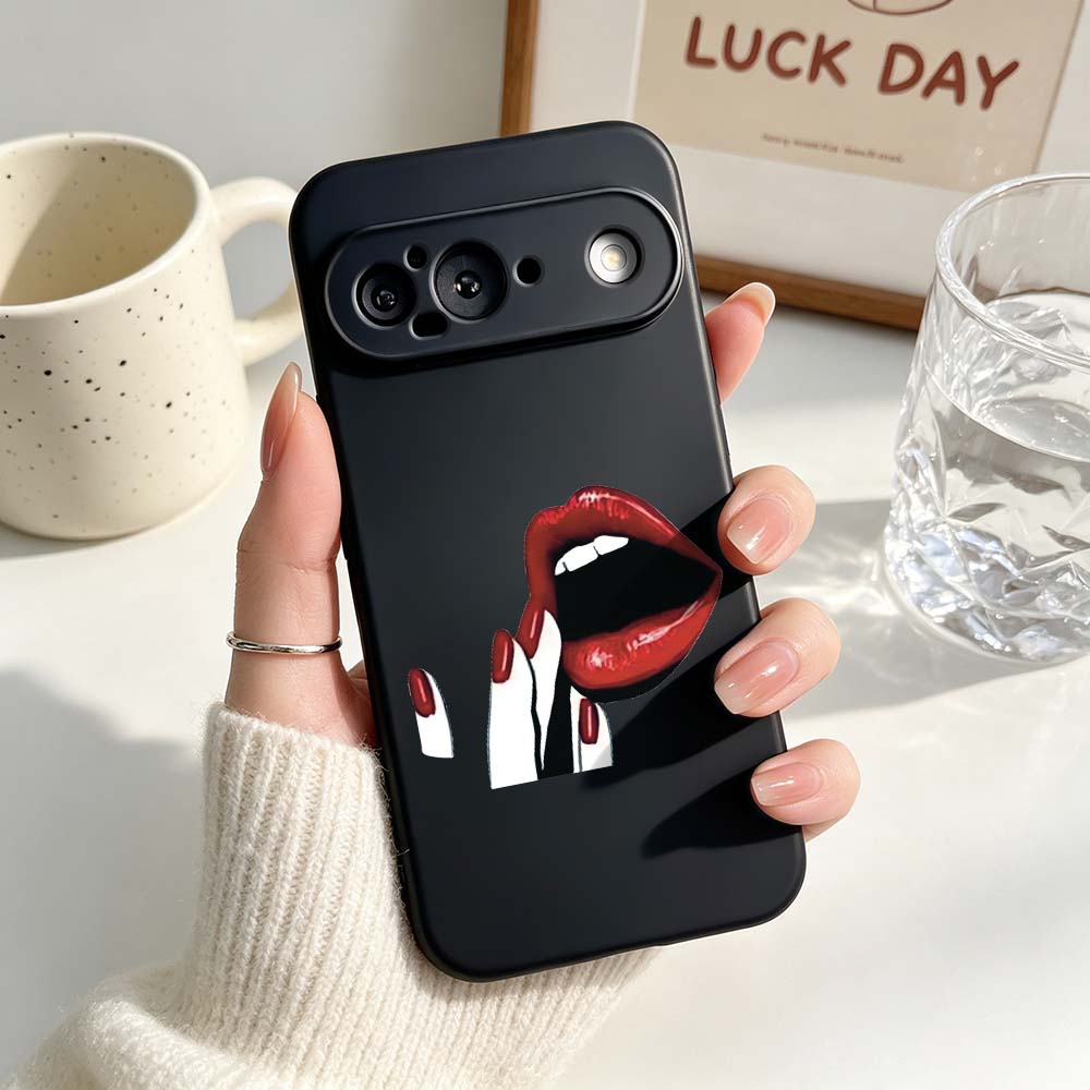 Red Lips Nails Art Phone Case  - Nail Art Xl recension och pris