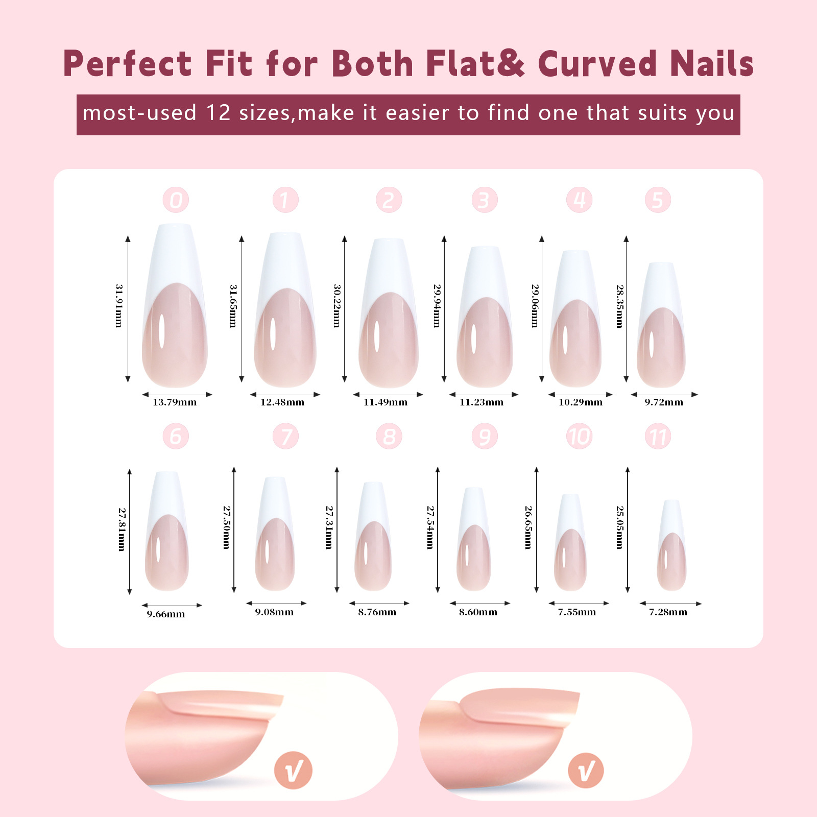 120Pcs Colorful Fake Nails Nee - Nail Art Xl recension och pris