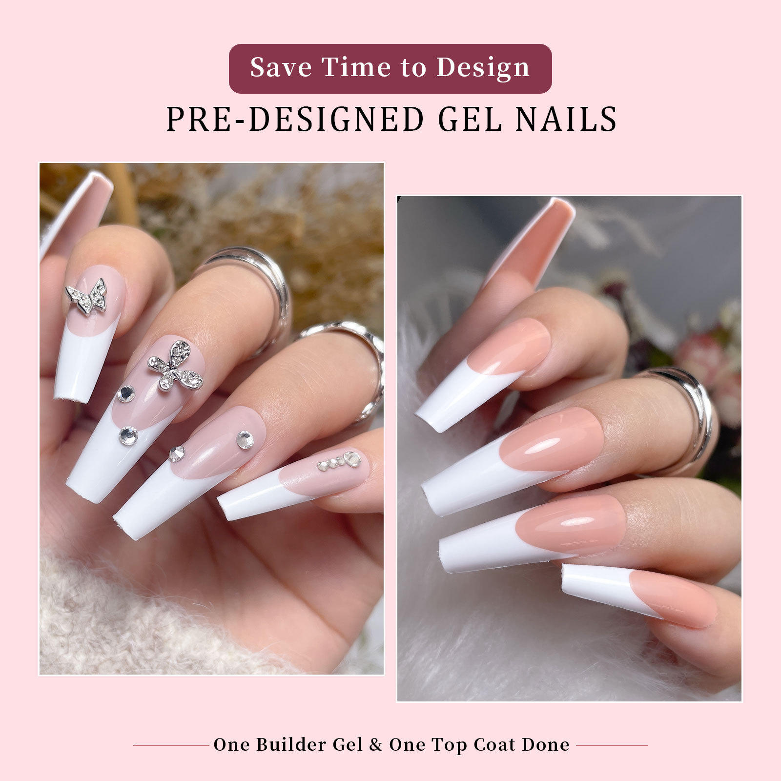 120Pcs Colorful Fake Nails Nee - Nail Art Xl recension och pris