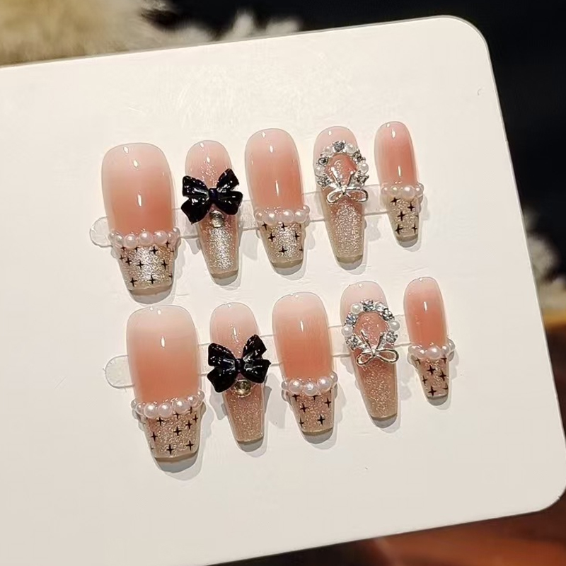10Pcs French Sweet Cool Spicy  - Nail Art Press On recension och pris