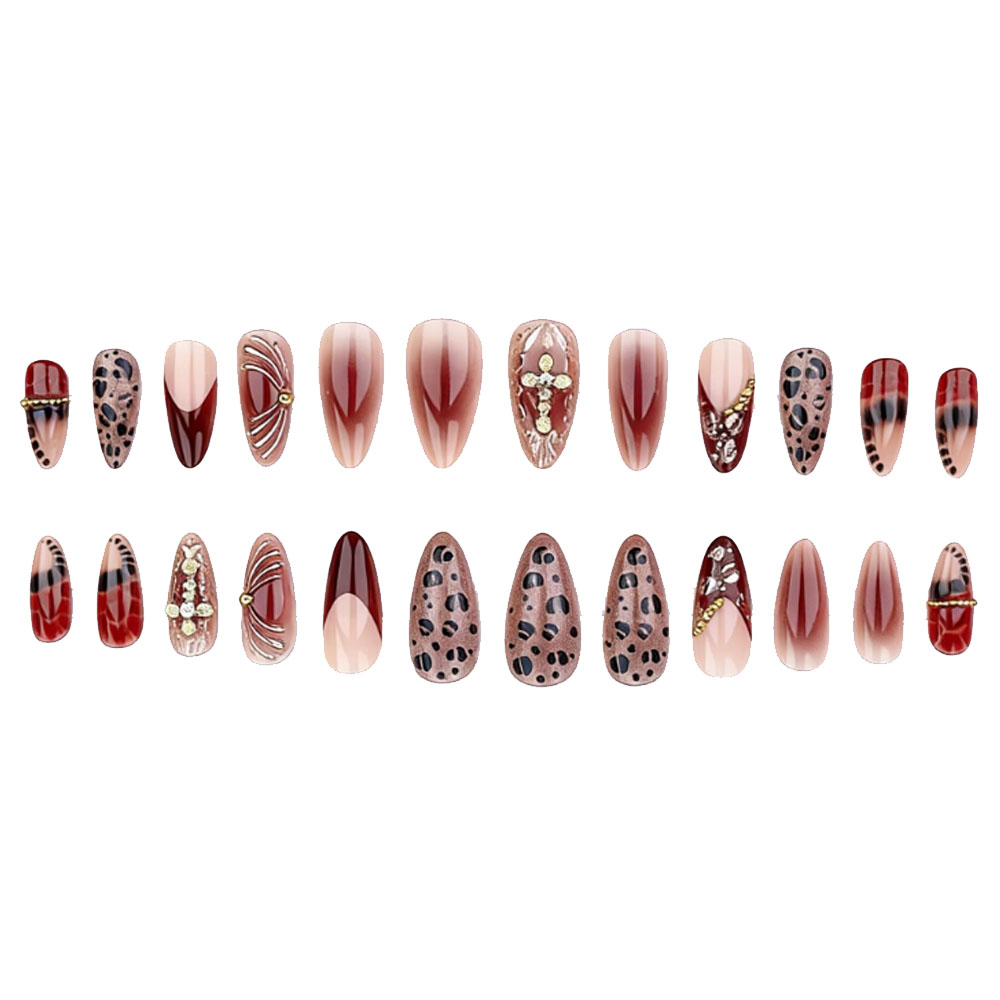 Medium fake nails for women gr - Nail Art Press On recension och pris