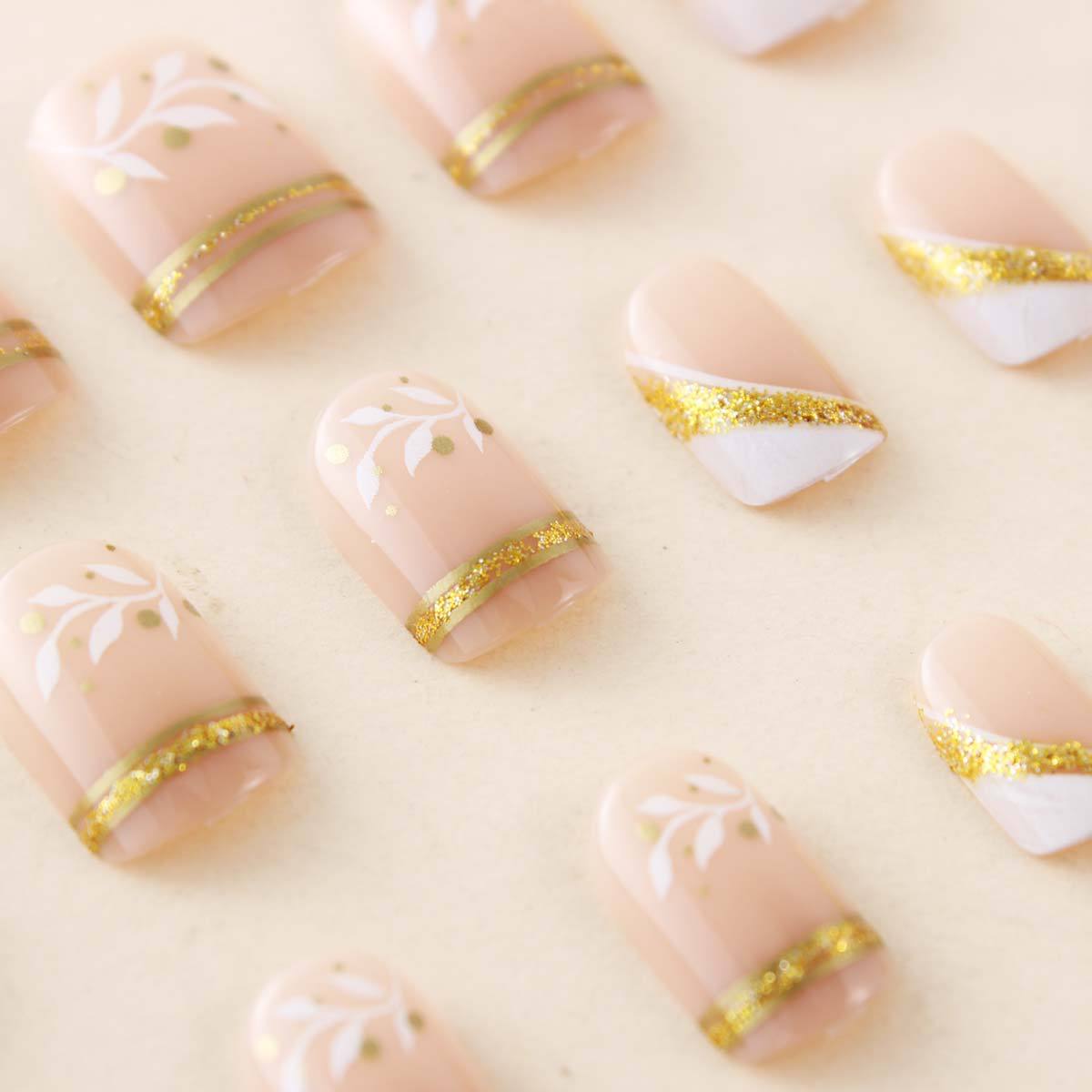 Short Medium fake nails for wo - Nail Art Press On recension och pris