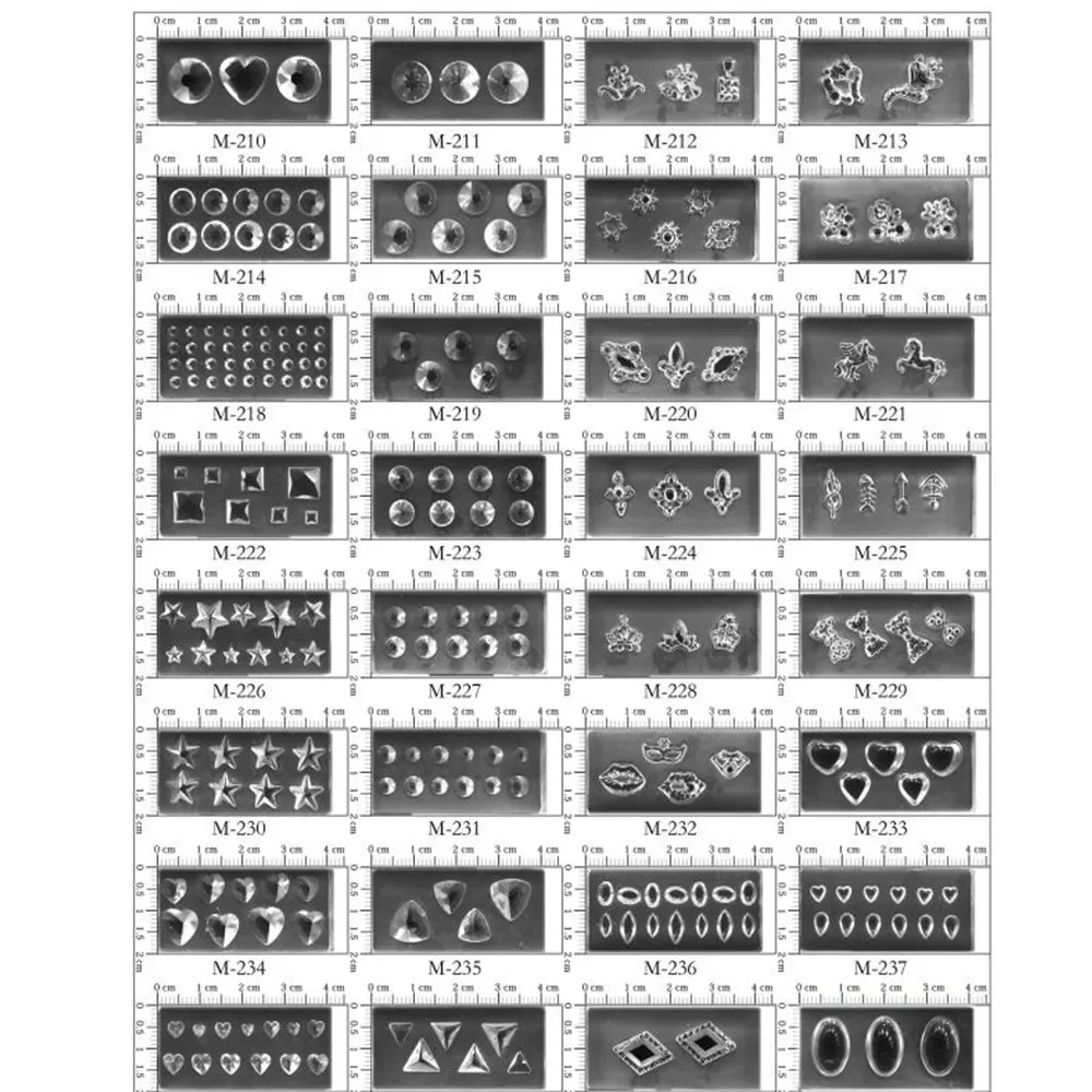 M155-239   3D Acrylic Mold for - Nail Art Xl recension och pris