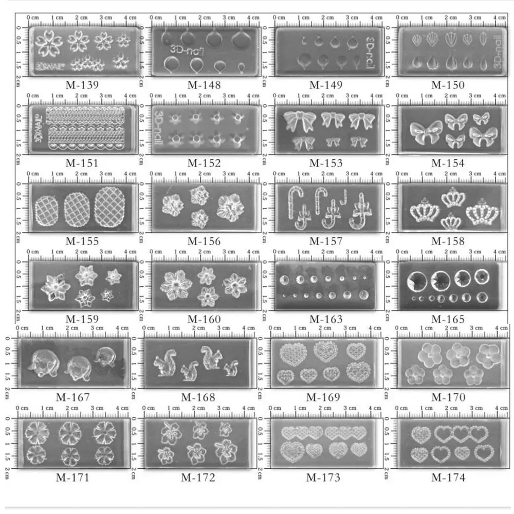 M155-239   3D Acrylic Mold for - Nail Art Xl recension och pris