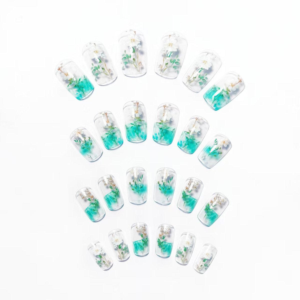 Medium fake nails for women gi - Nail Art Press On recension och pris