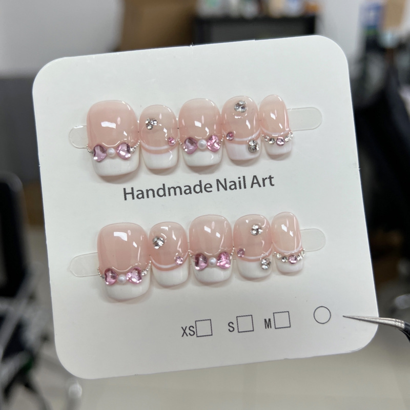 10pcs Summer Sweetheart Press  - Nail Art French Nails recension och pris