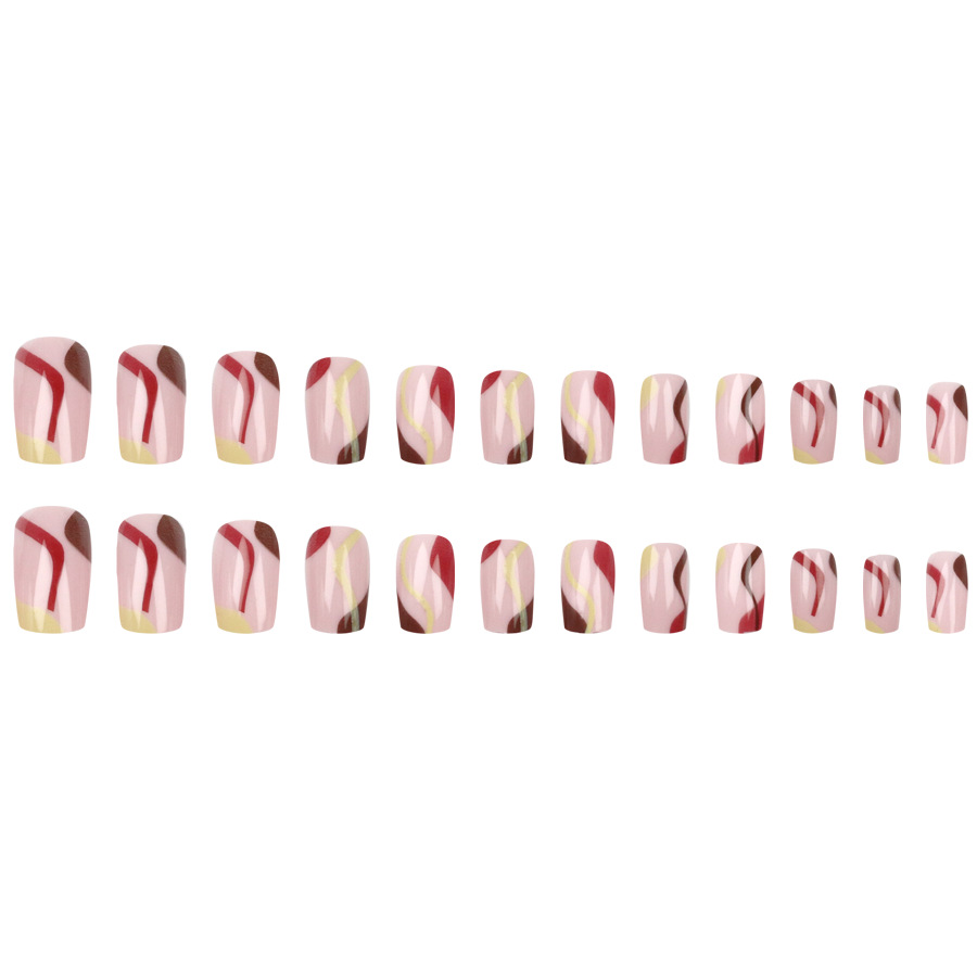 Short Medium fake nails for wo - Nail Art Press On recension och pris