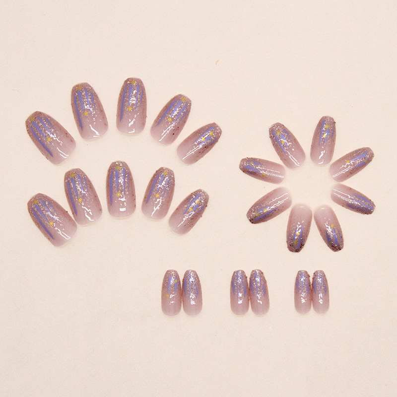 Short fake nails for women gir - Nail Art Glitter recension och pris