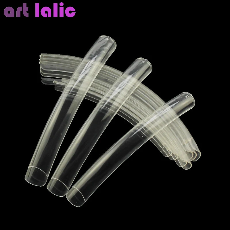 Clear Natural Extra Long False - Nail Art Xl recension och pris