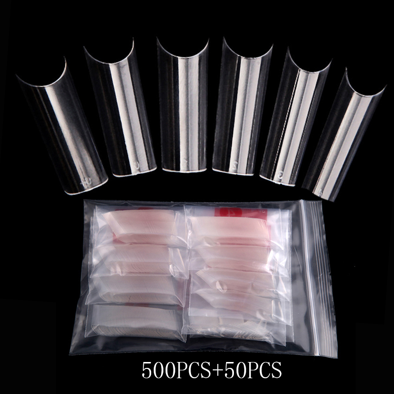 500pcs XL Long False Nail Tips - Nail Art Xl recension och pris